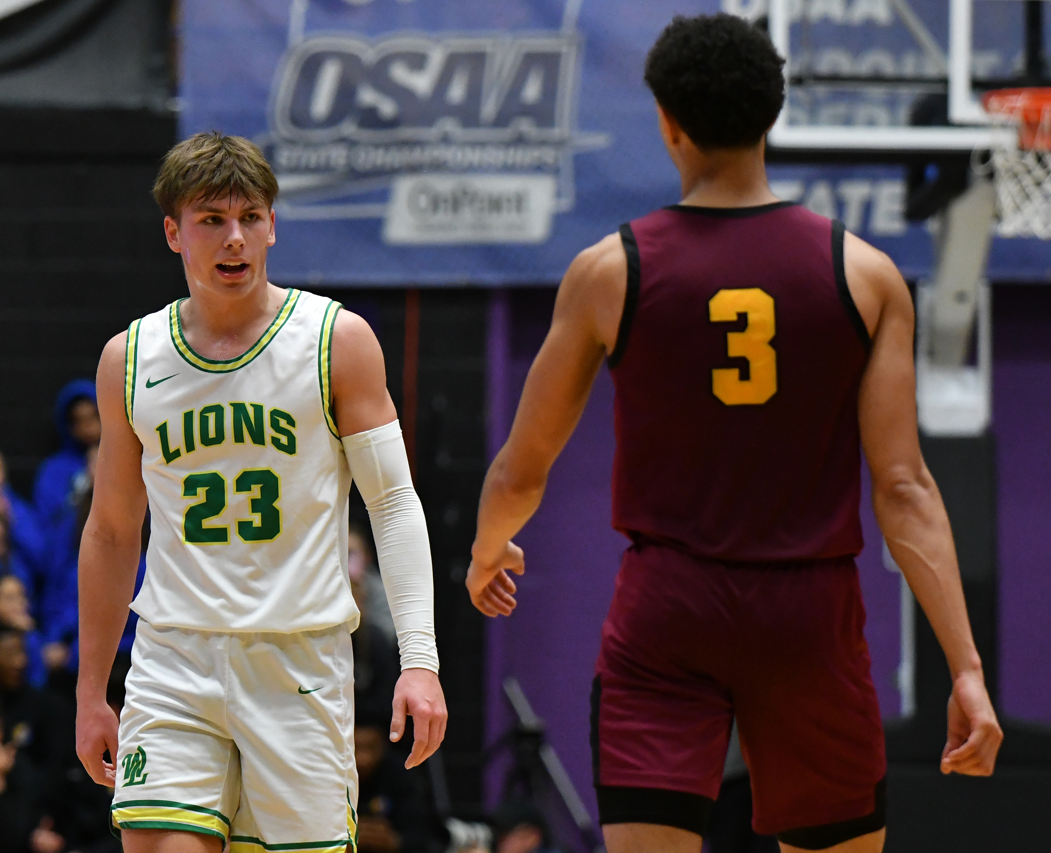 West Linn Central Catholic 6A Oregon boys basketball quarterfinal Taylor Balkom 08